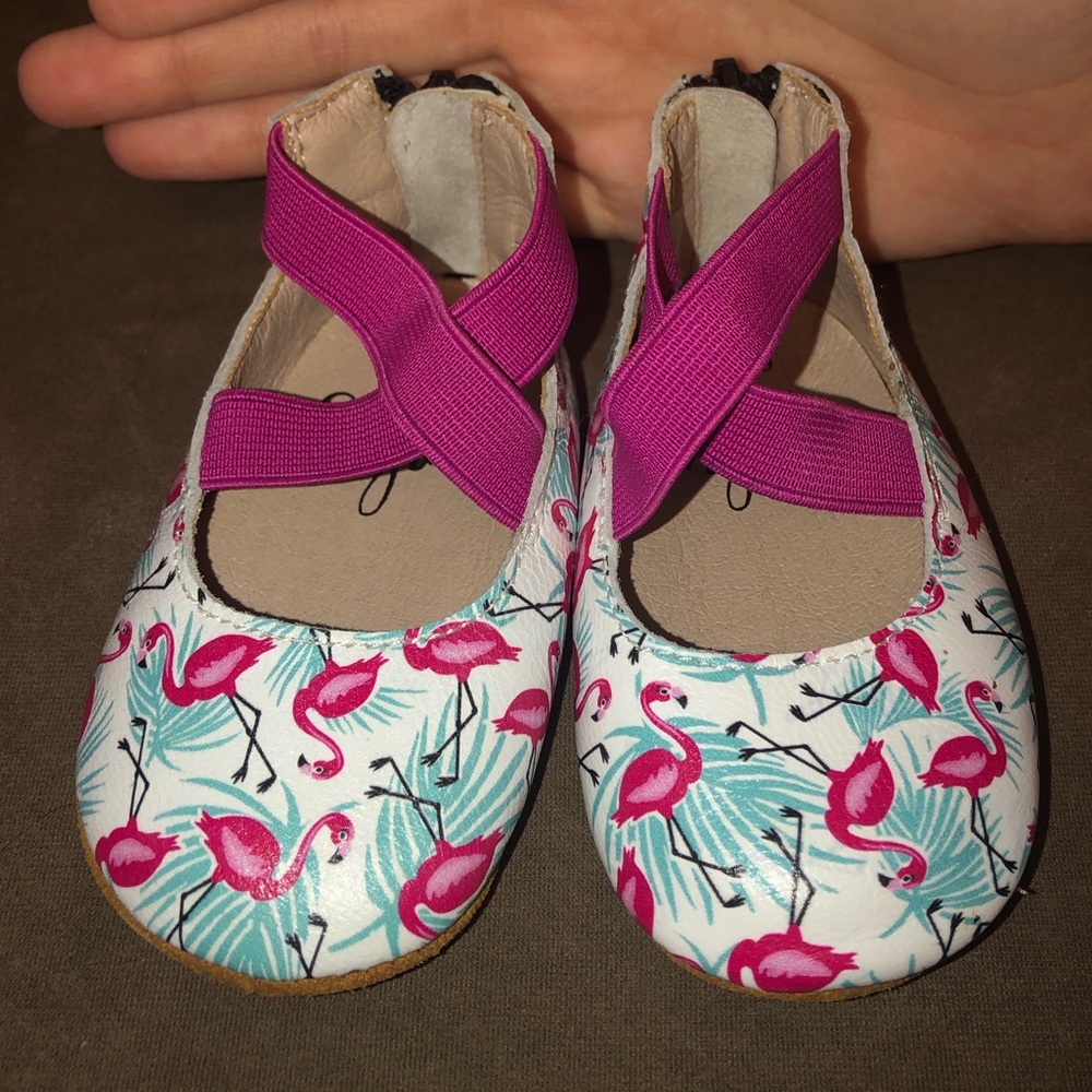 6-12 flamingo monkey feet ballets-limited